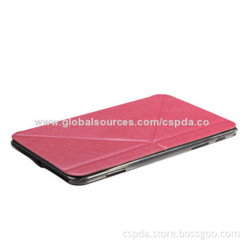 Ultra-slim Hot Press PU and PC Leather Cases for Samsung Galaxy Tab 4 8.0, Different Colors